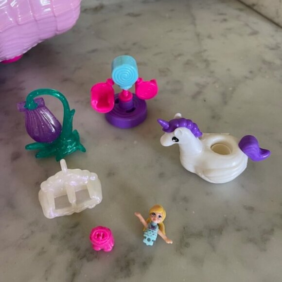 POLLY POCKET Unicorn Party Play Set - Picture 8 of 14